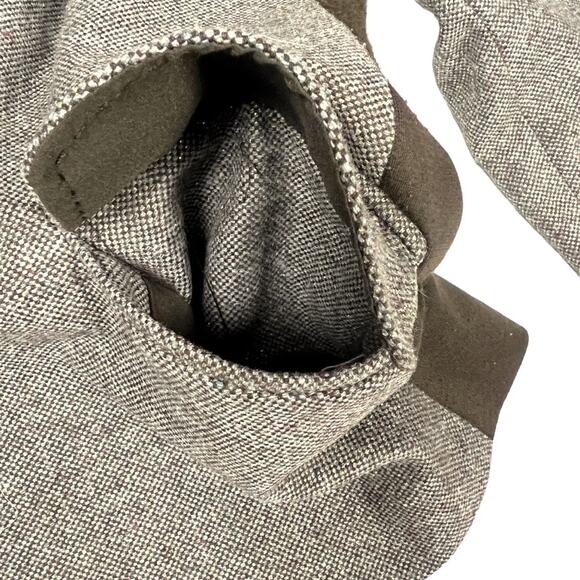 Liz Claiborne Blazer Jacket Brown Elbow Patch Wool Blend Women's S Dark Academia - Picture 11 of 16